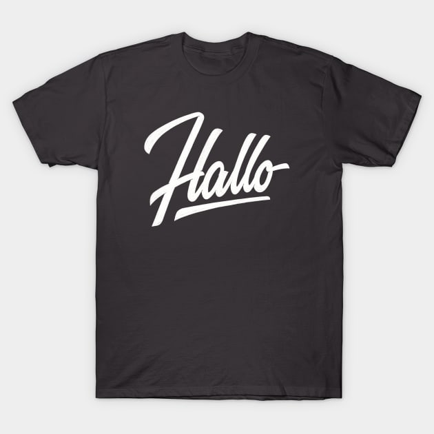 Hallo_Wht T-Shirt by Alstad